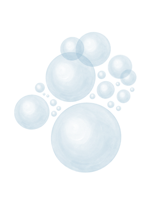 Winning illustration for The Soap Bubbles Cluster