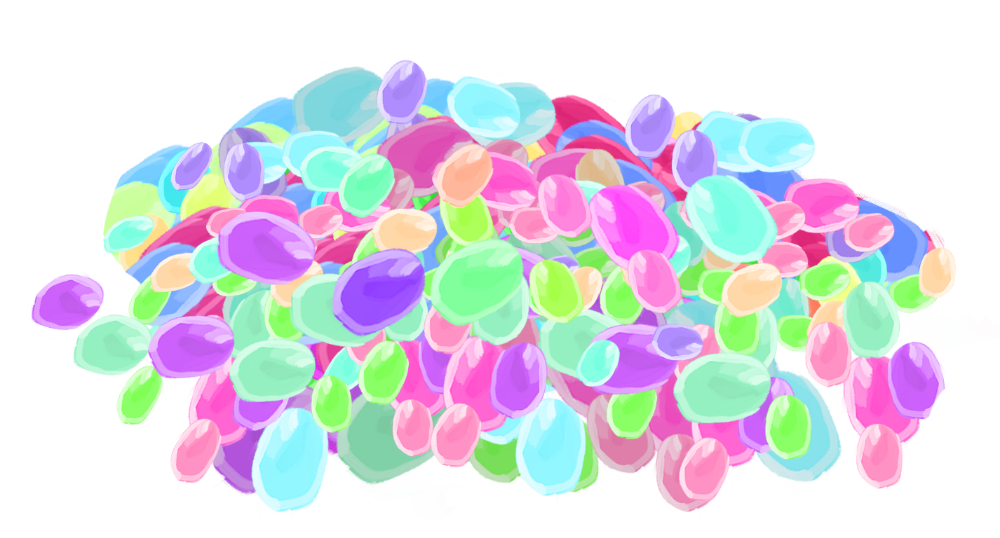 Winning illustration for The Gemstones Pile