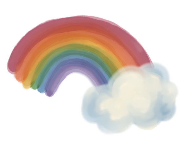 Winning illustration for The Rainbow with Cloud